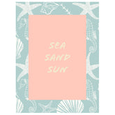 Card - Sea sand sun